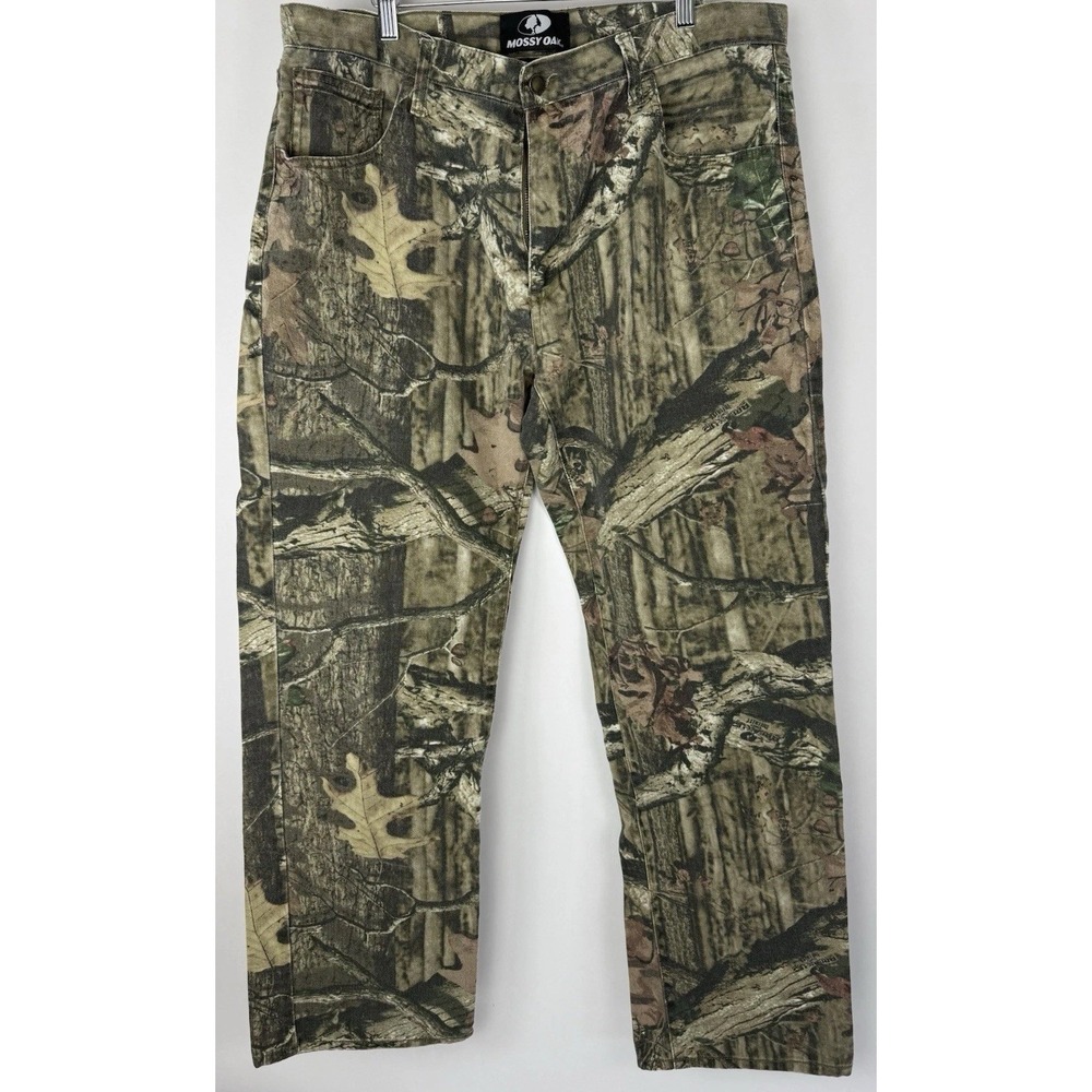 Mossy Oak Break-Up Infinity Pants Mens Size 38x32 Green Realtree Camo Hunting